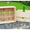 Caja sidra de madera 12 botellas