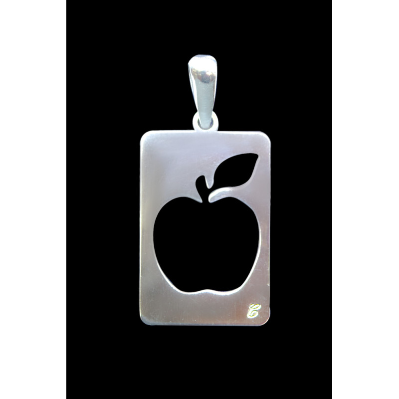 Colgante chapa manzana