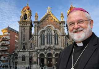 Espicha fraterna tres la misa d’acción de gracies na basílica de San Xuan el Real en Uviéu polos 80 años de Jesús Sánz