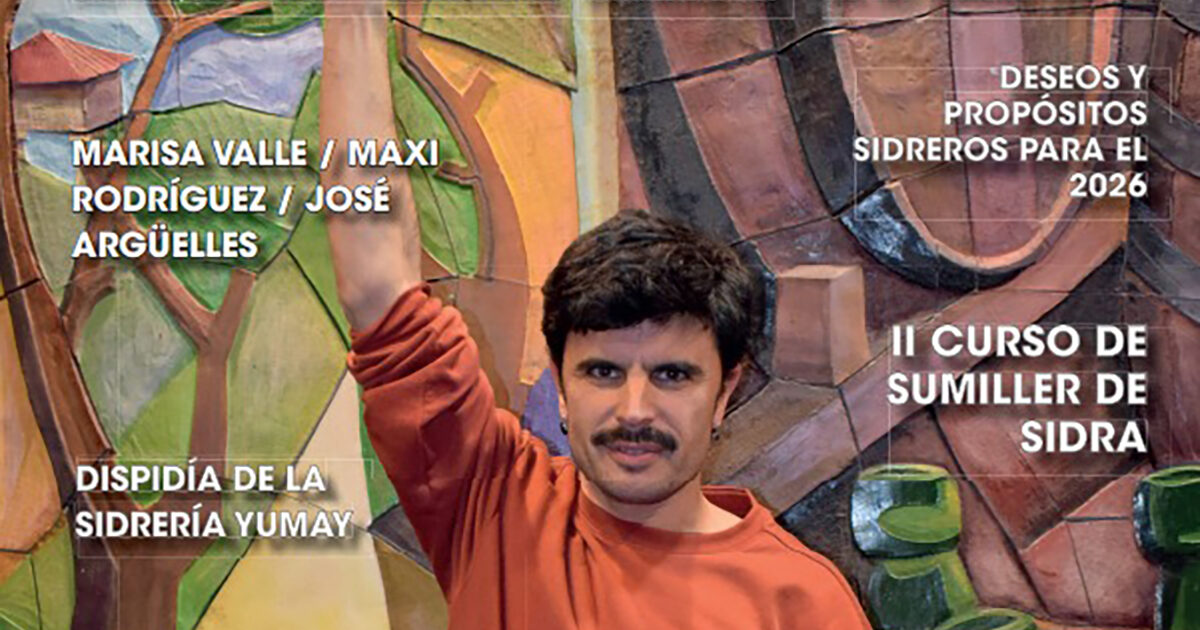 Rodrigo Cuevas ye portada na revista LA SIDRA de Xineru 2026