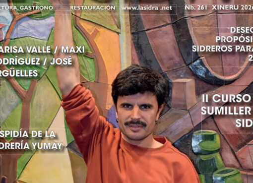 Rodrigo Cuevas ye portada na revista LA SIDRA de Xineru 2026