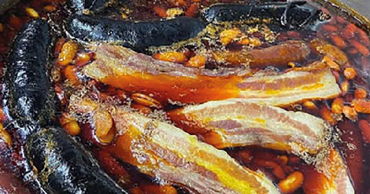 Impresionante fabada en El Pingu