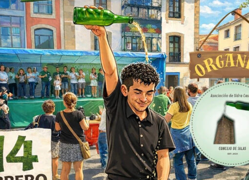 El prósimu 14 febreru, en Salas, taller d'echar sidre