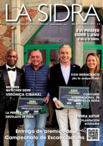 La entrega de los premios a los echaores de sidre y la prósima cellebración de la XVI Primer Sidre L'Añu, protagonistes.