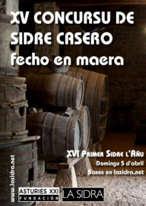 La sidre casero fecho en maera tien el so espaciu na Primer Sidre L'Añu