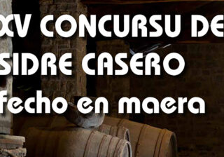 Concursu de sidre casero fecho en maera XVI Primer Sidre L'Añu