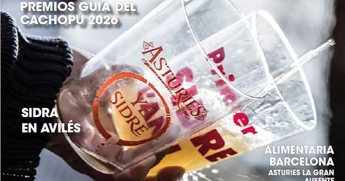 Detalle de la portada de la revista LA SIDRA 264