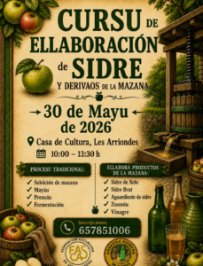 Cursu d'Ellaboración de sidre y derivaos de la Mazana