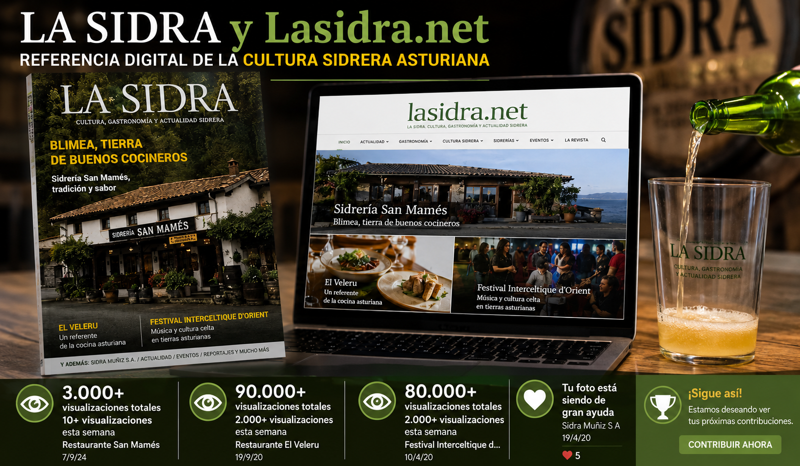 LA SIDRA trunfa n'internet