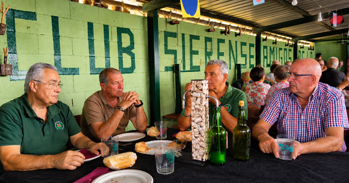Encuentro sidrero del Club Sierense Amigos de la Sidra