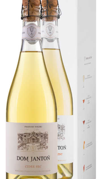 Botelles de Cidre Sec de Dom Jantoń
