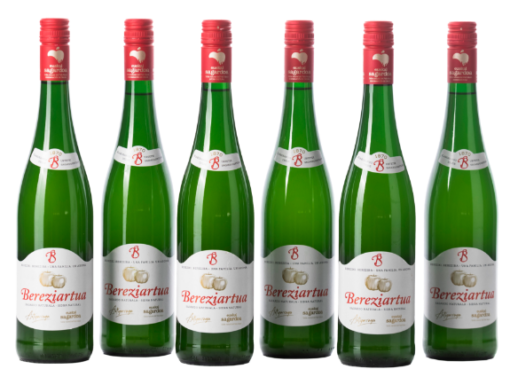 Gama de botelles de sidre Bereziartua