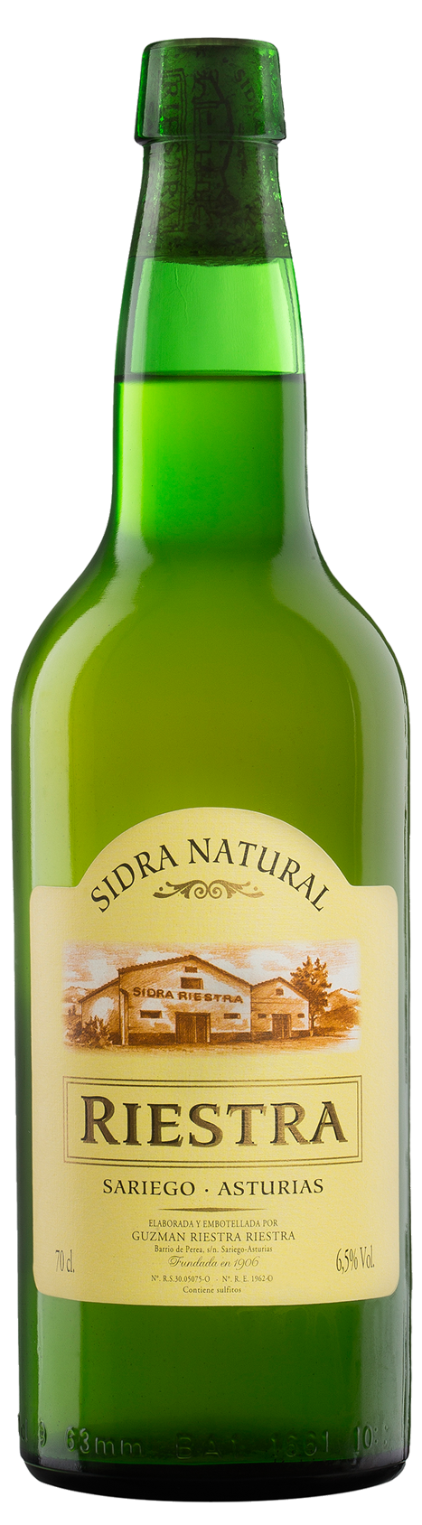 Botella de sidre natural Riestra