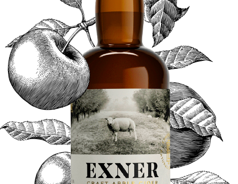 Botella de sidre Exner Craft Apple Cider