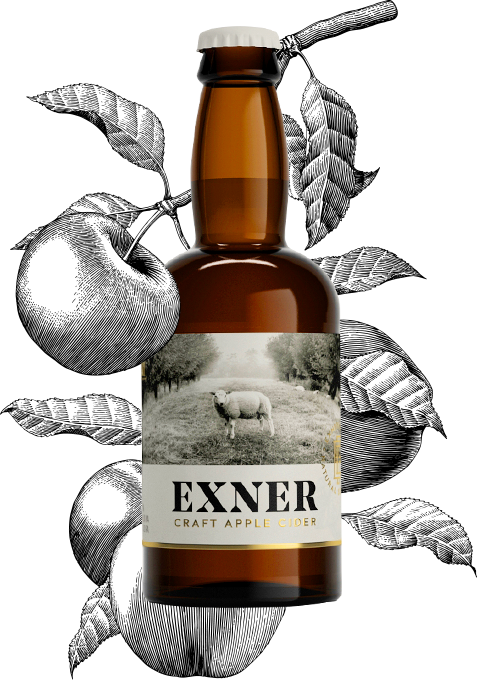Botella de sidre Exner Craft Apple Cider