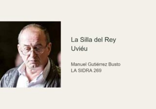 Retratu de Manuel Gutiérrez Busto, autor del testimoniu sobre La Silla del Rey