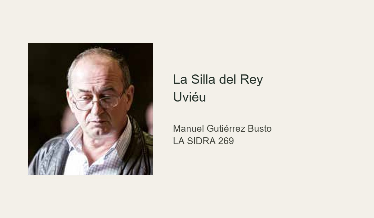 Retratu de Manuel Gutiérrez Busto, autor del testimoniu sobre La Silla del Rey