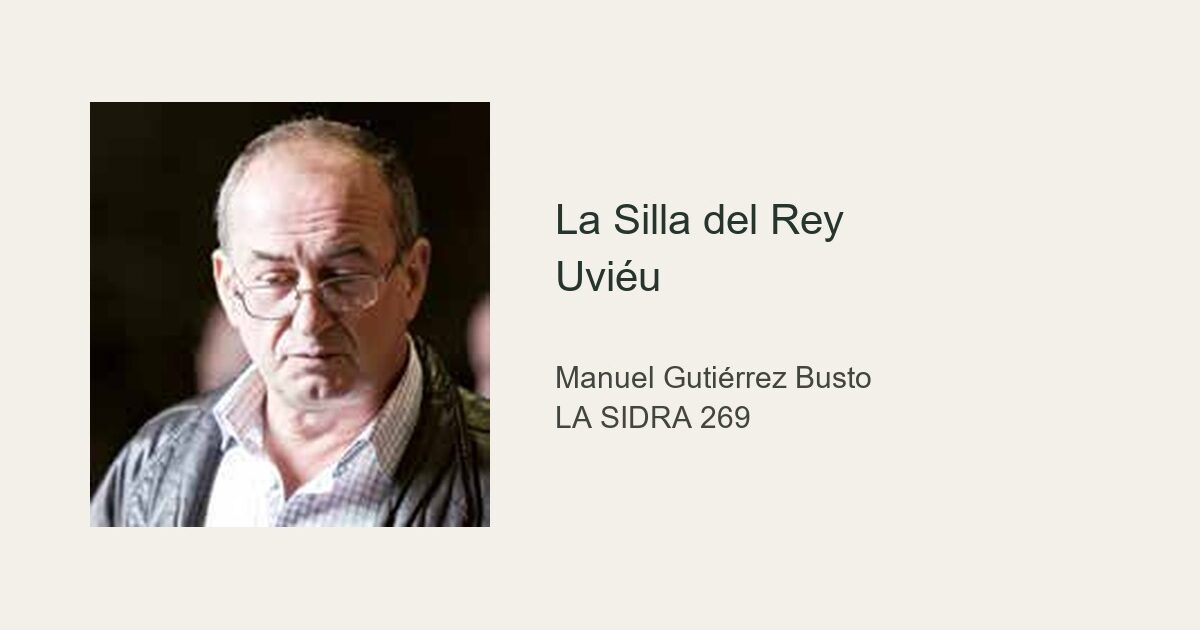 Portrait of Manuel Gutiérrez Busto, author of the account of La Silla del Rey